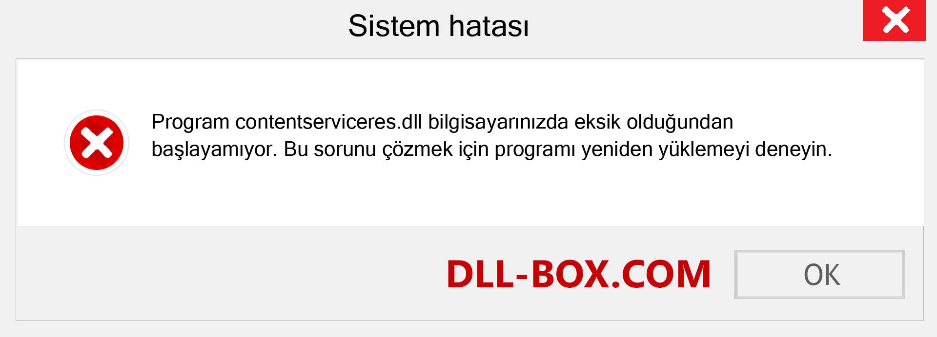 contentserviceres.dll dosyası eksik mi? Windows 7, 8, 10 için İndirin - Windows'ta contentserviceres dll Eksik Hatasını Düzeltin, fotoğraflar, resimler